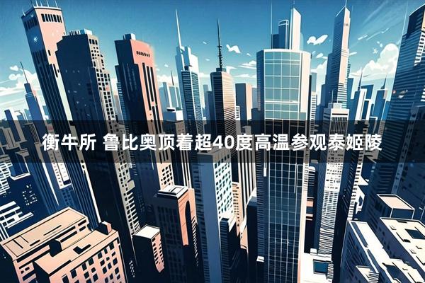 衡牛所 鲁比奥顶着超40度高温参观泰姬陵