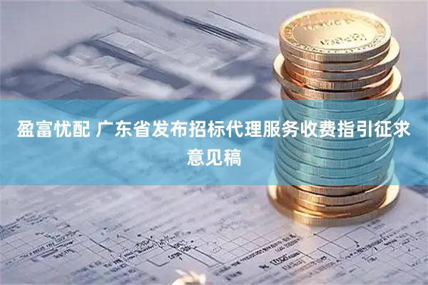 盈富忧配 广东省发布招标代理服务收费指引征求意见稿
