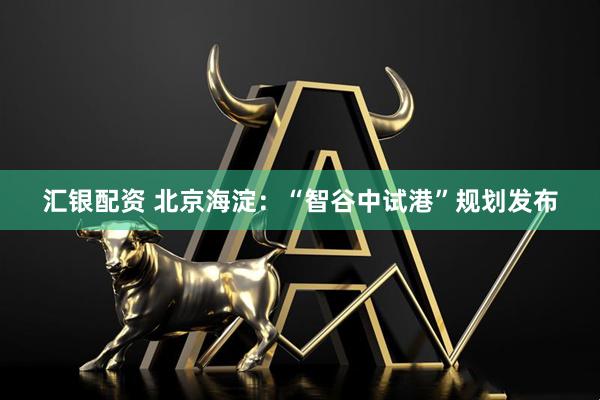 汇银配资 北京海淀：“智谷中试港”规划发布